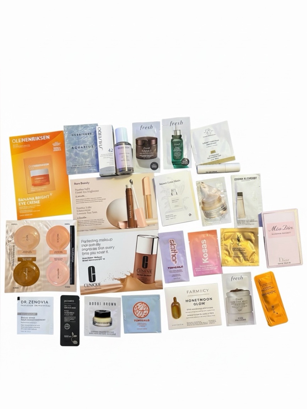 25 Assorted Prestige Samples Multi-Brand Beauty Collection